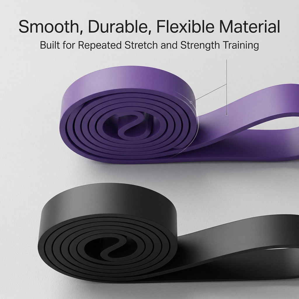 GQCLNBH Pull Up Assistance Bands Set, 4 Resistance Bands with Storage Bag, 5-85 lbs Workout Bands for Pull Ups, Stretching, Strength Training, Home Gym