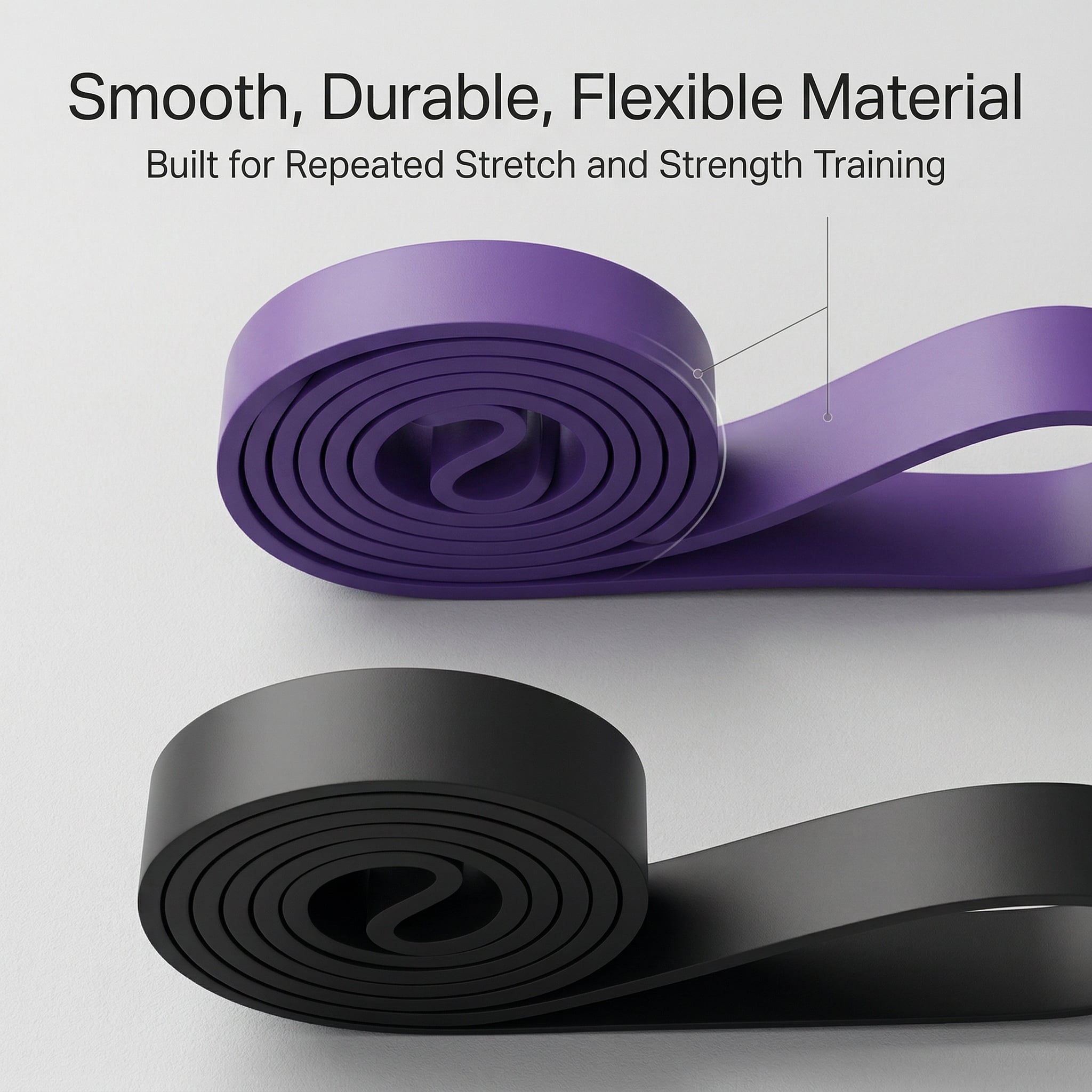 GQCLNBH Pull Up Assistance Bands Set, 4 Resistance Bands with Storage Bag, 5-85 lbs Workout Bands for Pull Ups, Stretching, Strength Training, Home Gym