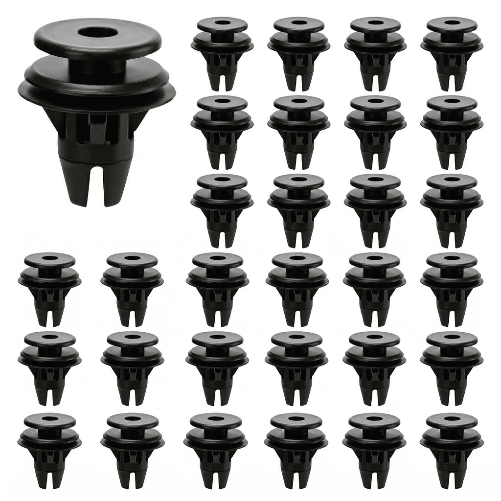 GQCLNBH 30PCS Tail Light Retainer Clips, Replaces 68061648AA, Compatible with Ram 1500 2500 3500, Tail Lamp Mounting Clips, Black